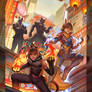 Zyla Superhero OCs commission