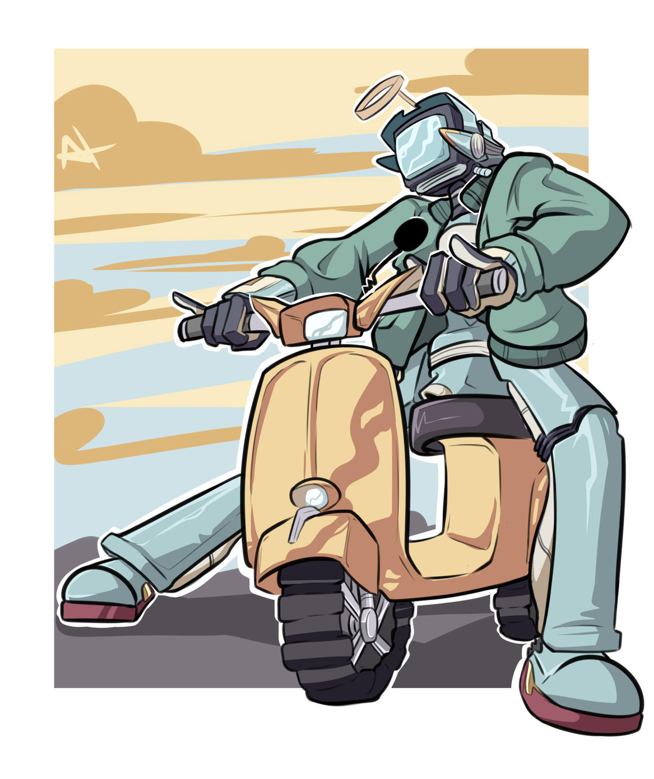 Flcl Bot Robot Flcl by AlDraw00 on DeviantArt