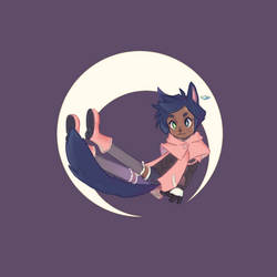 Mooncat is pink