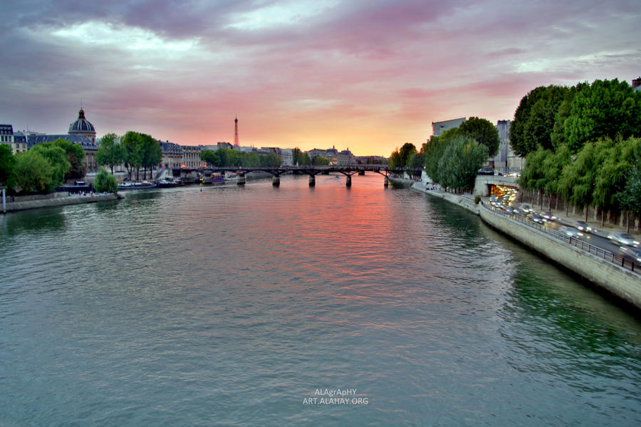 Sunset at Paris