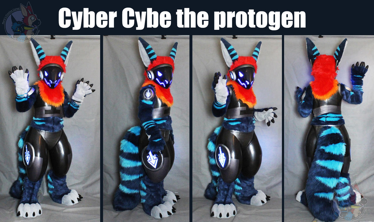 Cyber Cube the protogen fursuit by MugiwaraCosplay on DeviantArt
