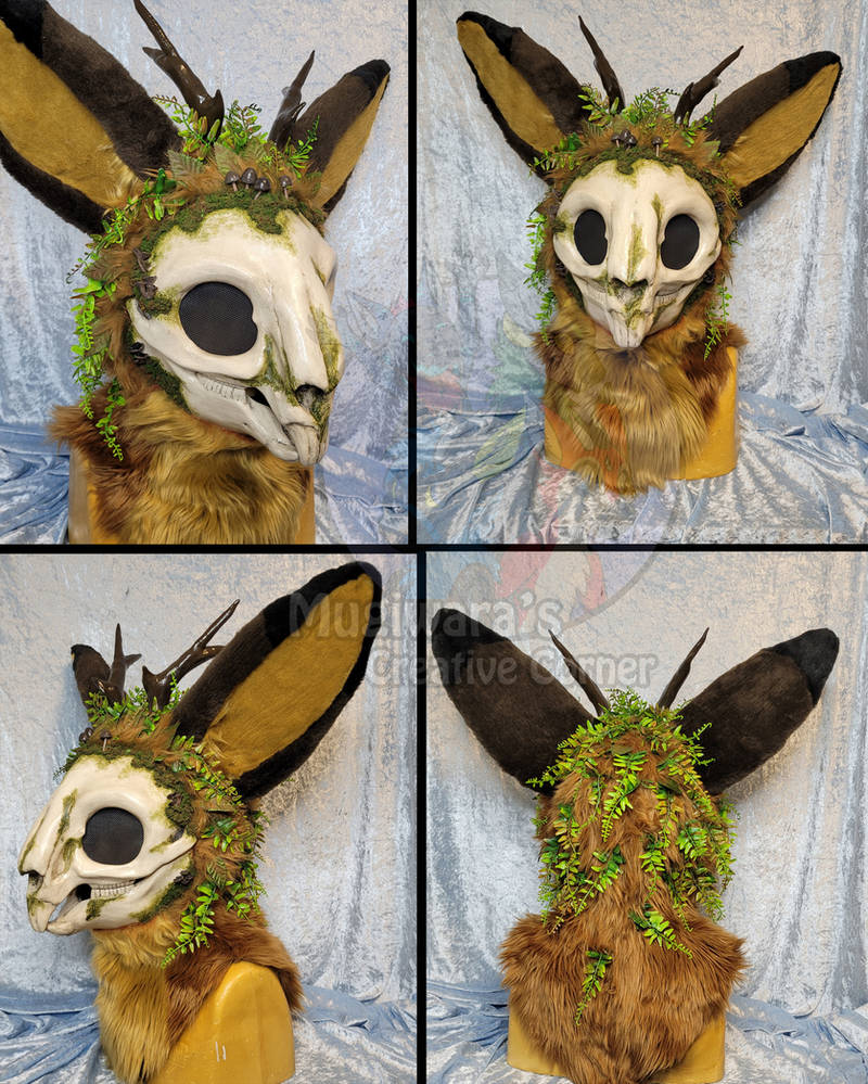 Skull Bunny Fursuit Head by MugiwaraCosplay on DeviantArt