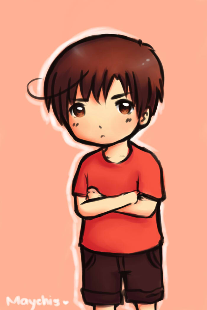 Chibi/young Romano? xD