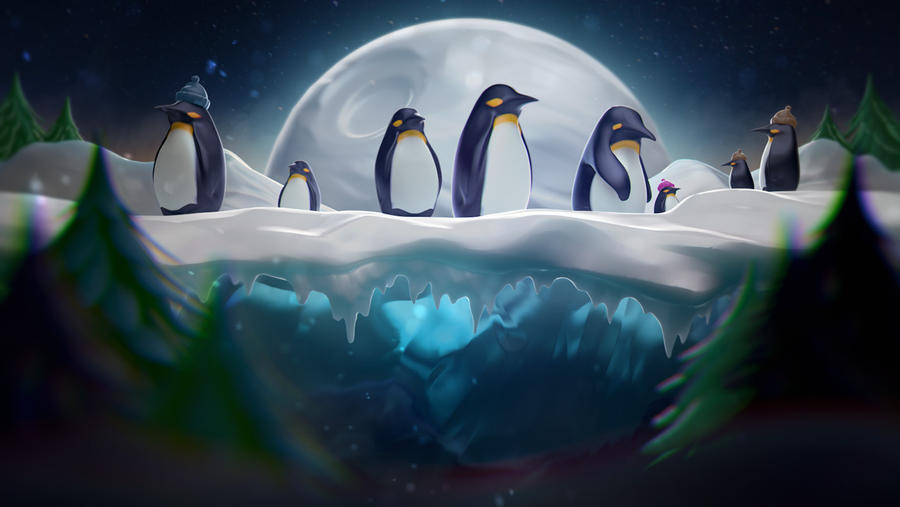 Winter Lullaby: Penguins