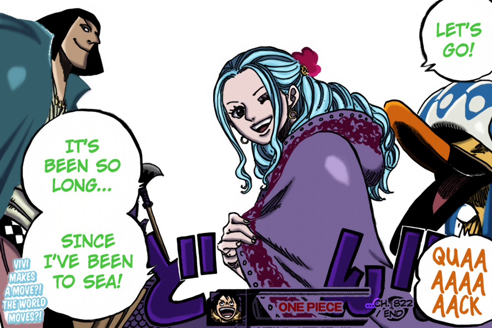 One Piece 2 Vivi And Chaka Colored With Gimp By Rinaldijp On Deviantart