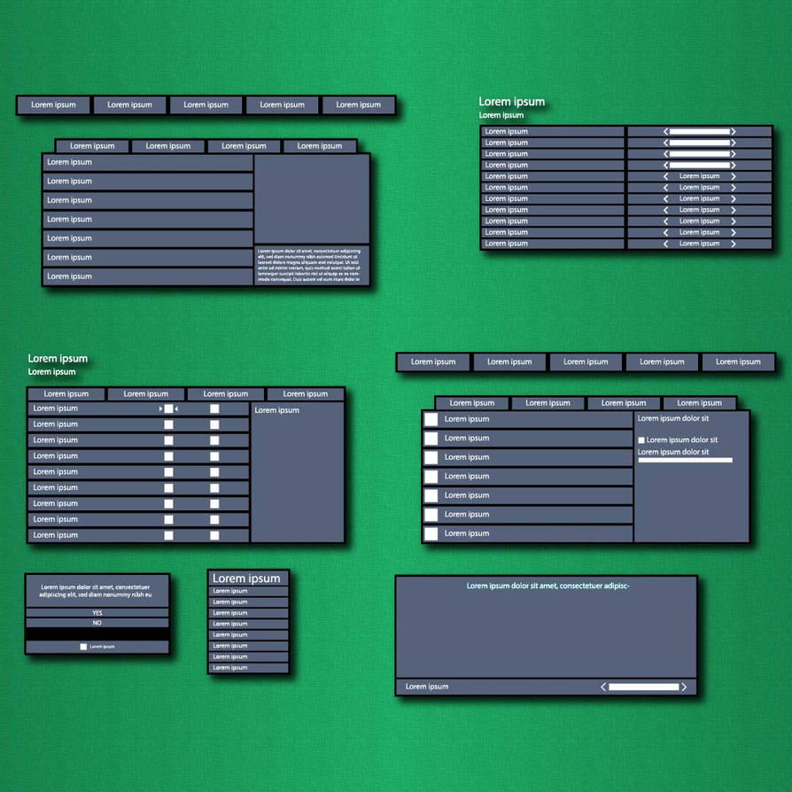 Game user interface asset pack by SunGraphica on DeviantArt