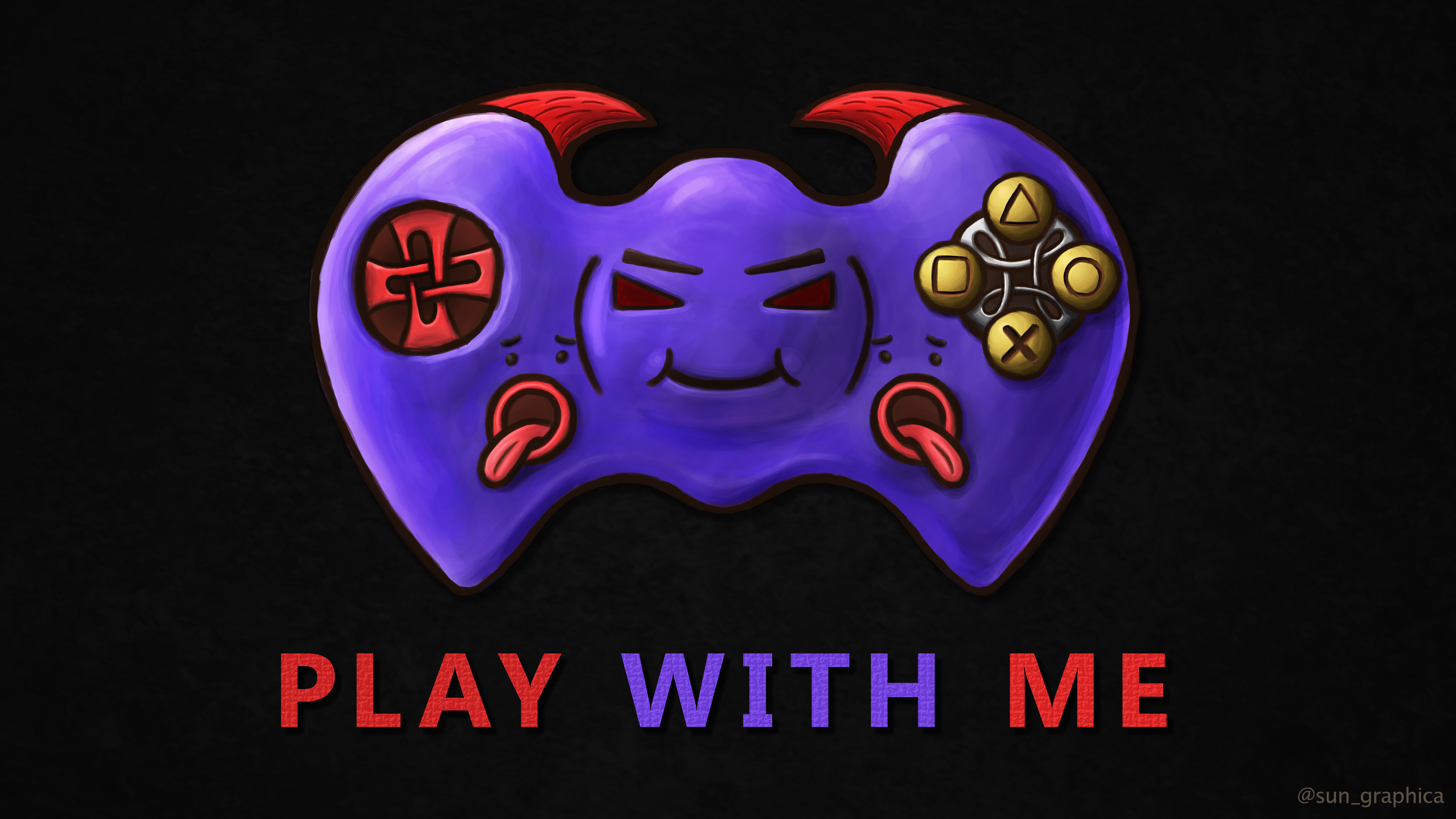 4K - Windows wallpaper monster gaming controller by SunGraphica on  DeviantArt