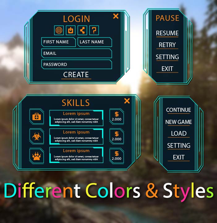 UPDATED PLUGIN] - Epic UI Pack - User Interface Assets - Creations