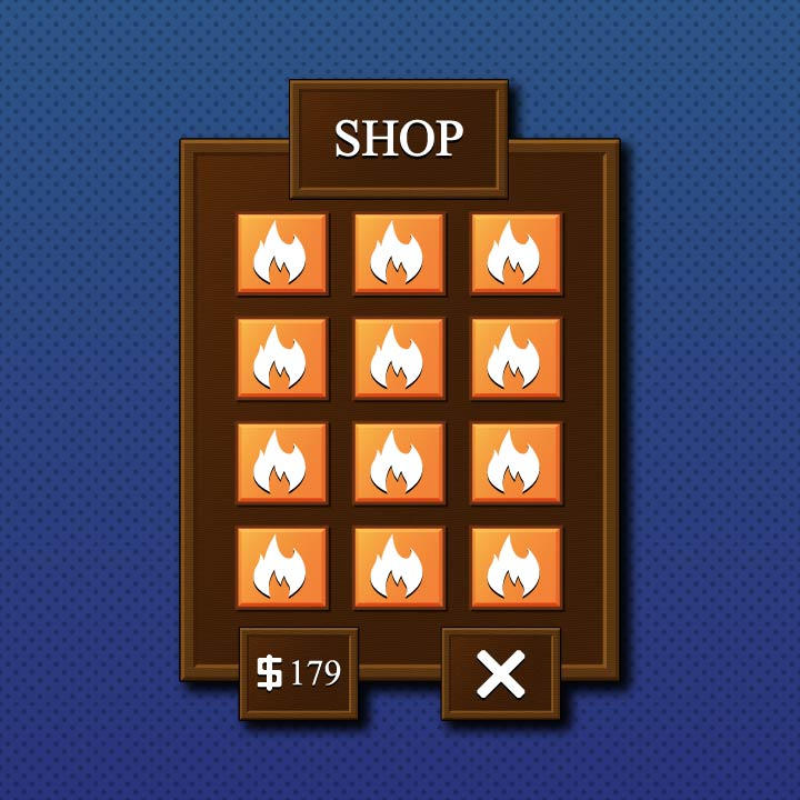 Cartoon style Game user interface - Shop menu by SunGraphica on DeviantArt
