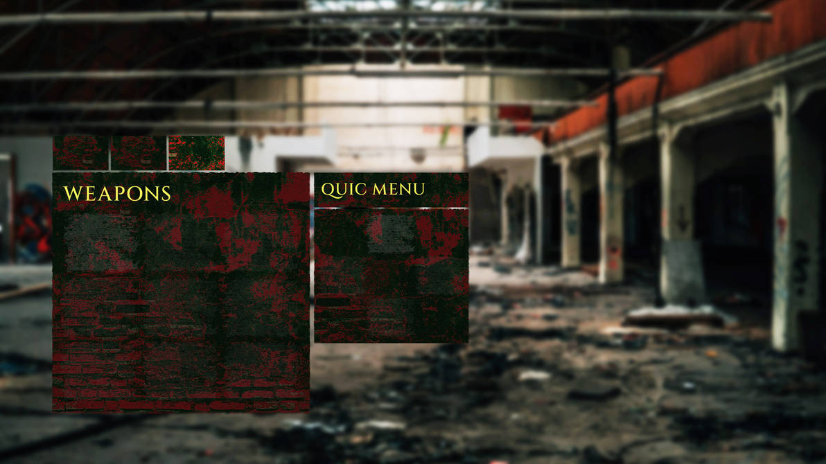 Weapons and Quick menu inventory for In-game menu by SunGraphica on ...