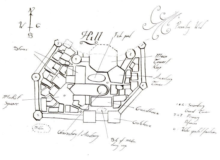 Map of the castle by Mephistos on DeviantArt