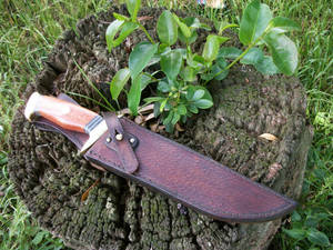 Bowie knife and Sheath 1