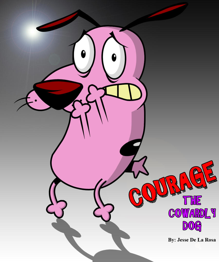 Courage the Cowardly Dog by EspionageDB7 on DeviantArt Courage the Cowardly Dog by EspionageDB7 on DeviantArt