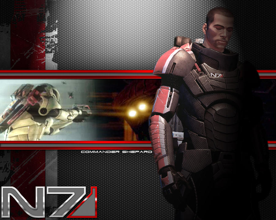 Commander Shepard Wallpaper by EspionageDB7