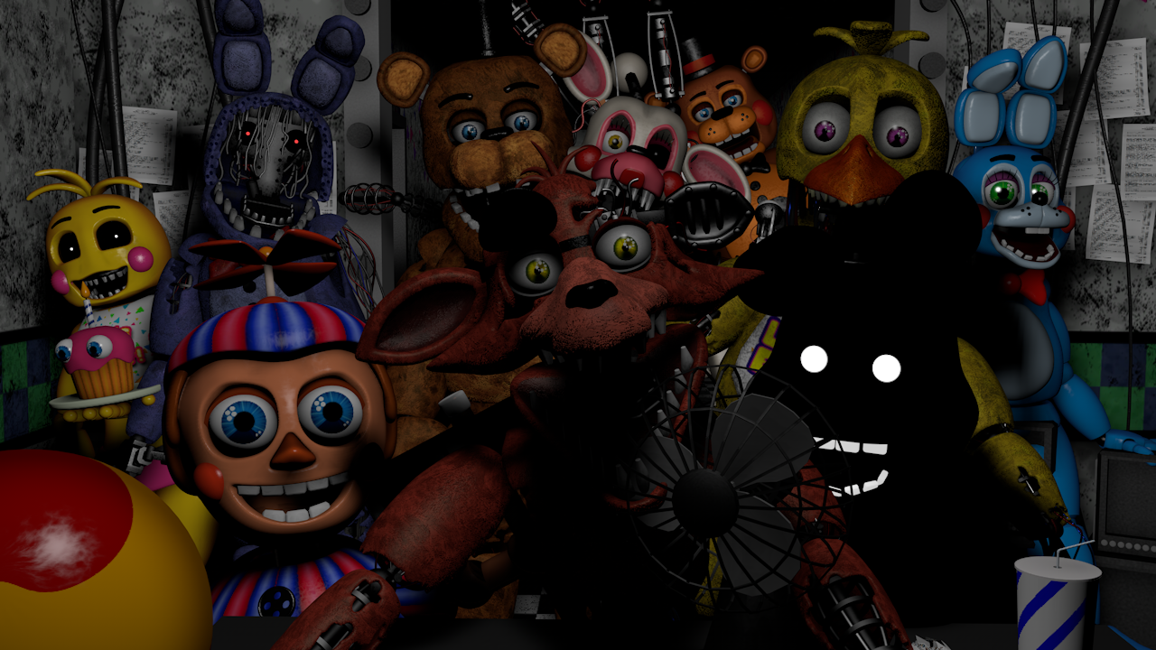 ArtStation - FNaF AR Renders - FNaF 2