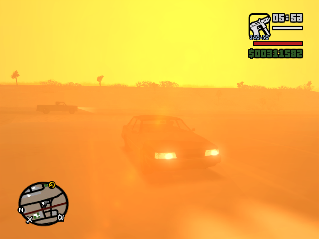 GTA SA PS2, but it's played on PC by HeavenLanes on DeviantArt