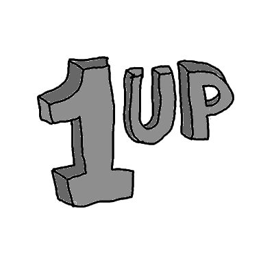 A 1UP by schoolfilmer on DeviantArt