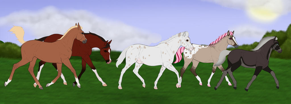 Being Part of a Herd by LunarRocketStables