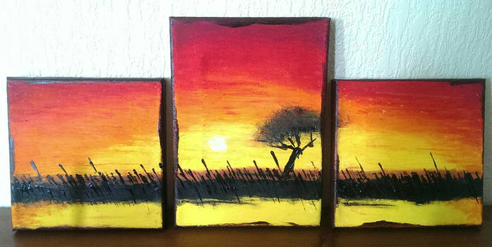 Sunset - Mini Canvas