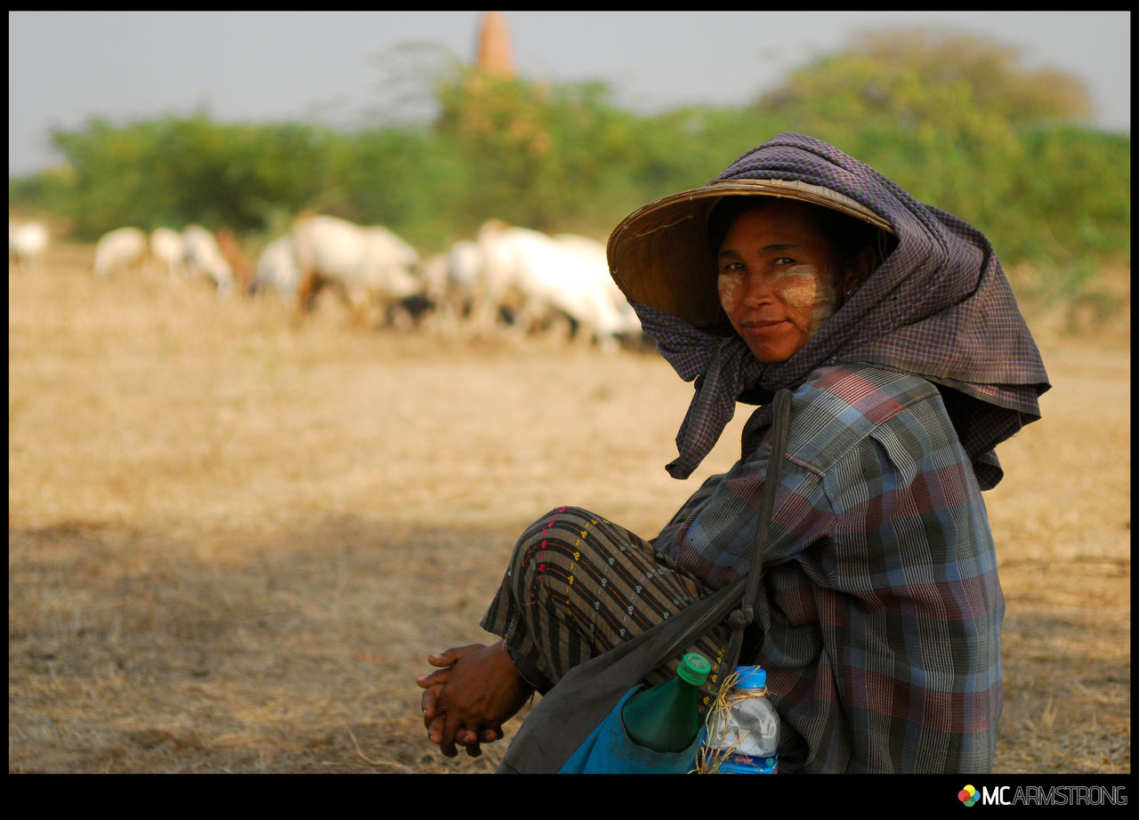 Portrait - Shepherd from Bagan