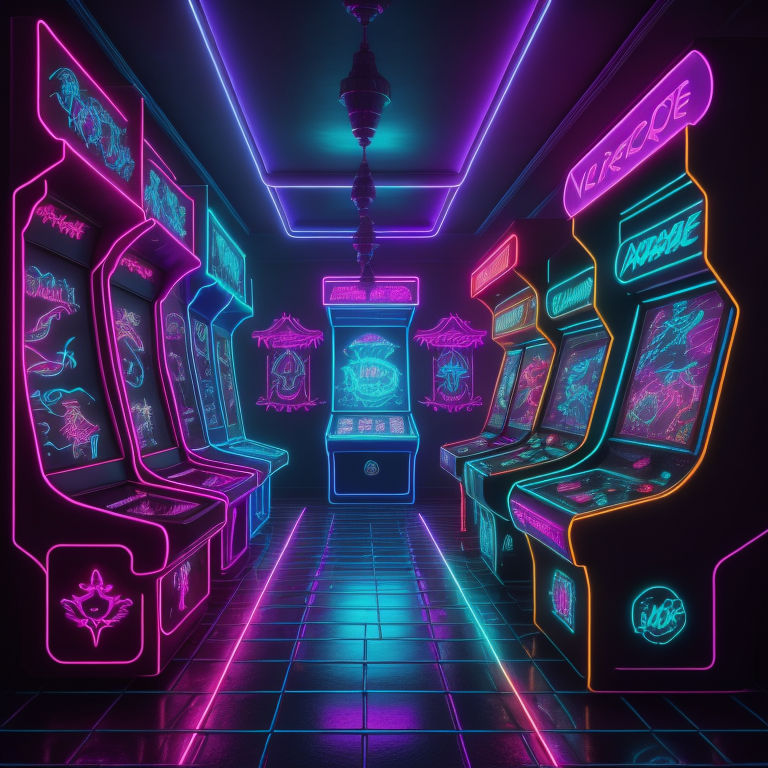 Neon Arcade Games by MikeMorris1988 on DeviantArt