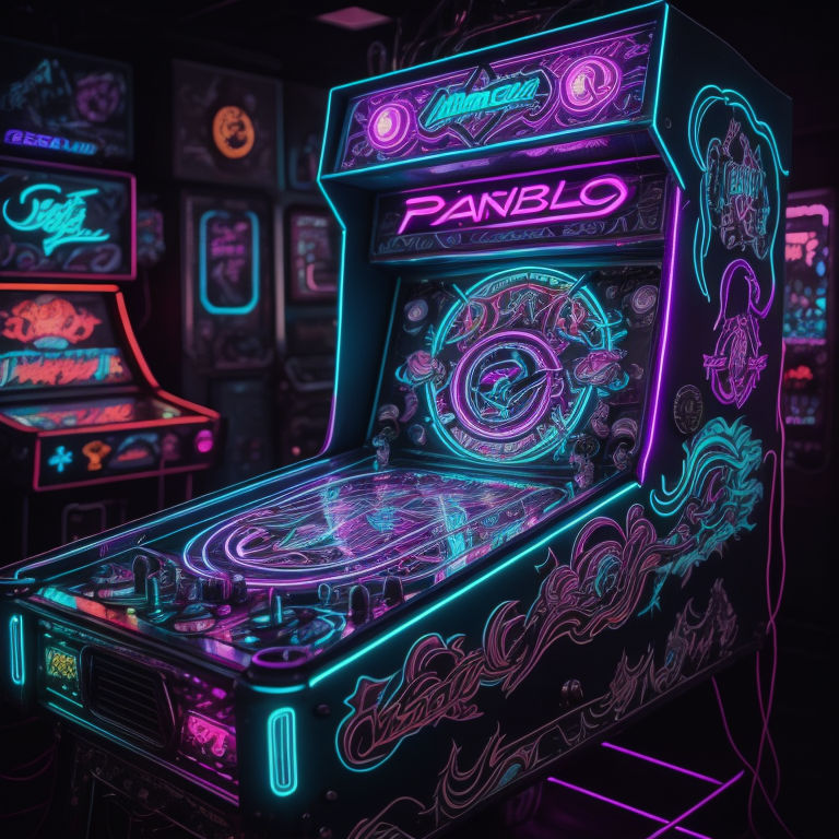 Neon Pinball Machine by MikeMorris1988 on DeviantArt