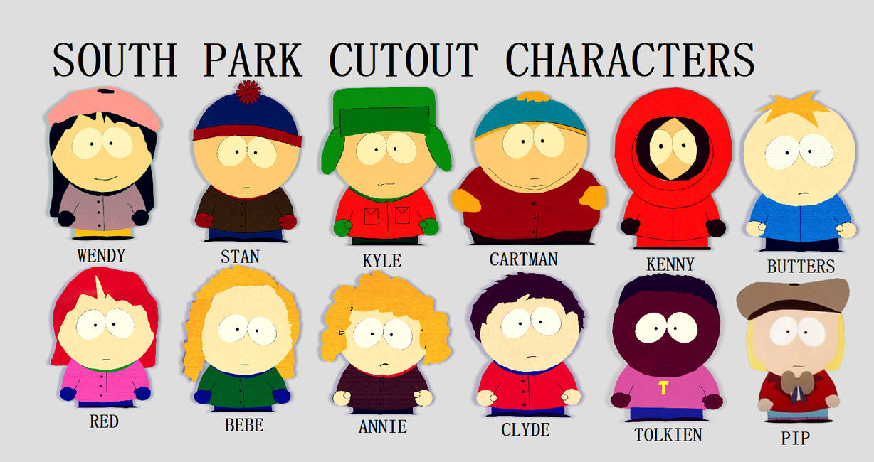 South Park Cutout Characters by MikeMorris1988 on DeviantArt