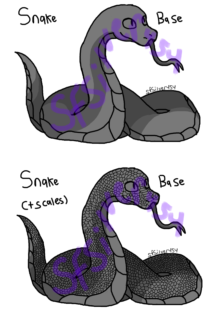 Snake (P2U Base) by ShadowFoxSilver on DeviantArt