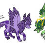 Purples and Greens (Clovertail adopts)(2/2 Open)