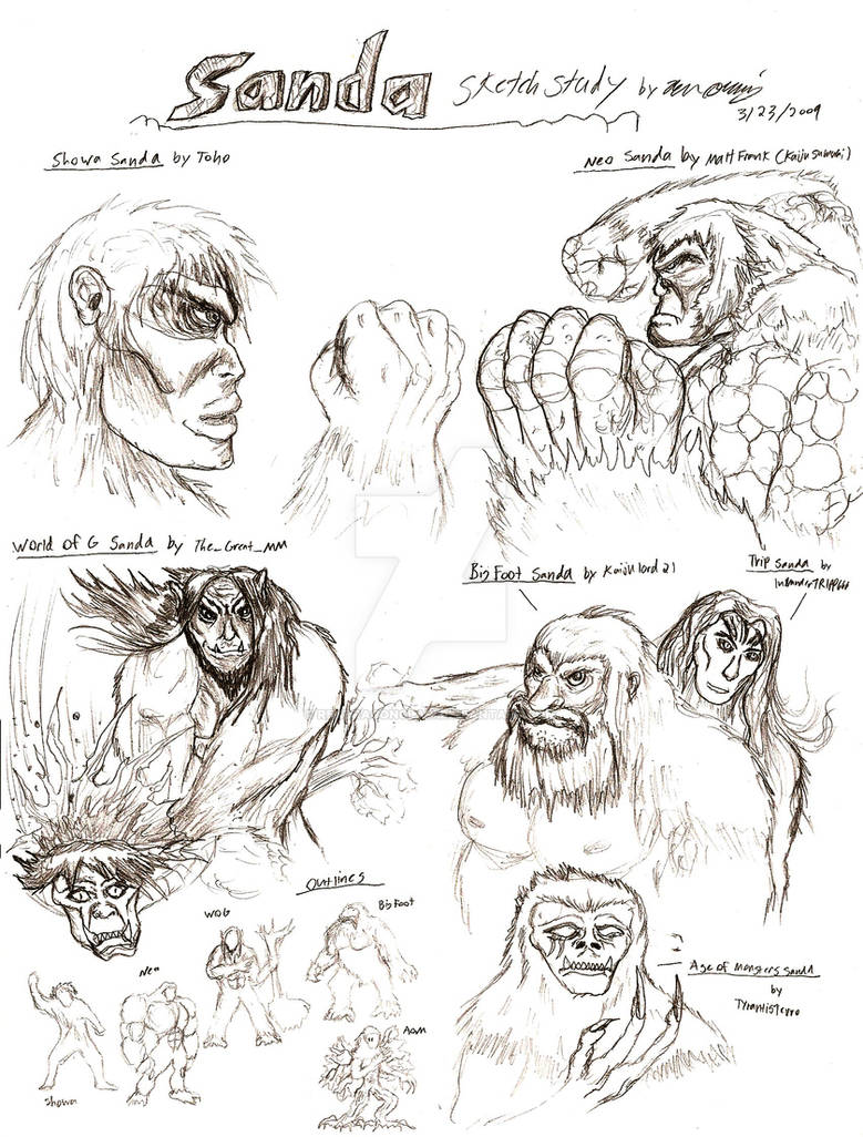 Samda Drawing Sanda Sketch Study by RenDragonClaw on DeviantArt