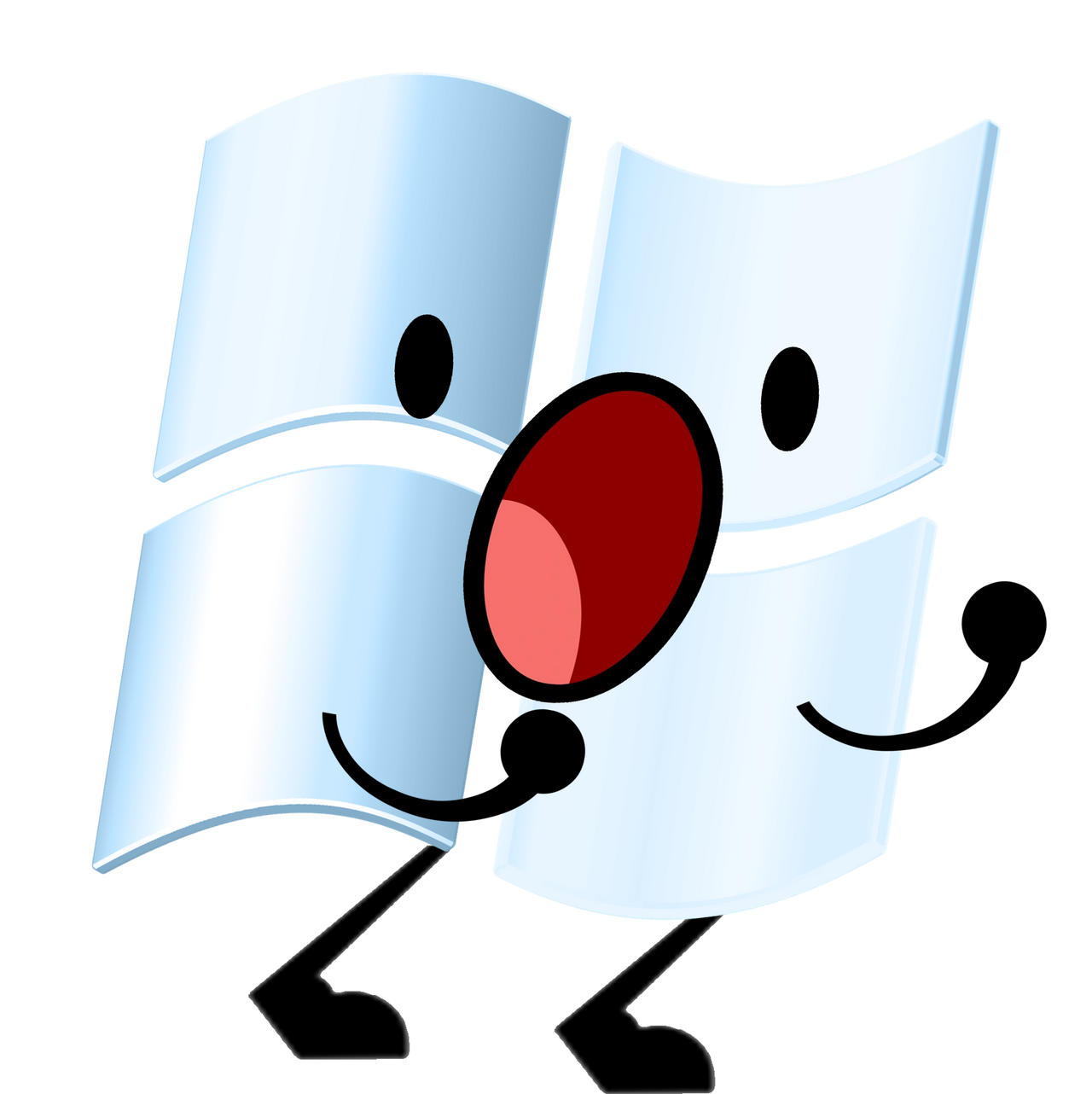 (BFDI) Windows Longhorn doing the Toaster Pose by SextoThePowerPointer ...