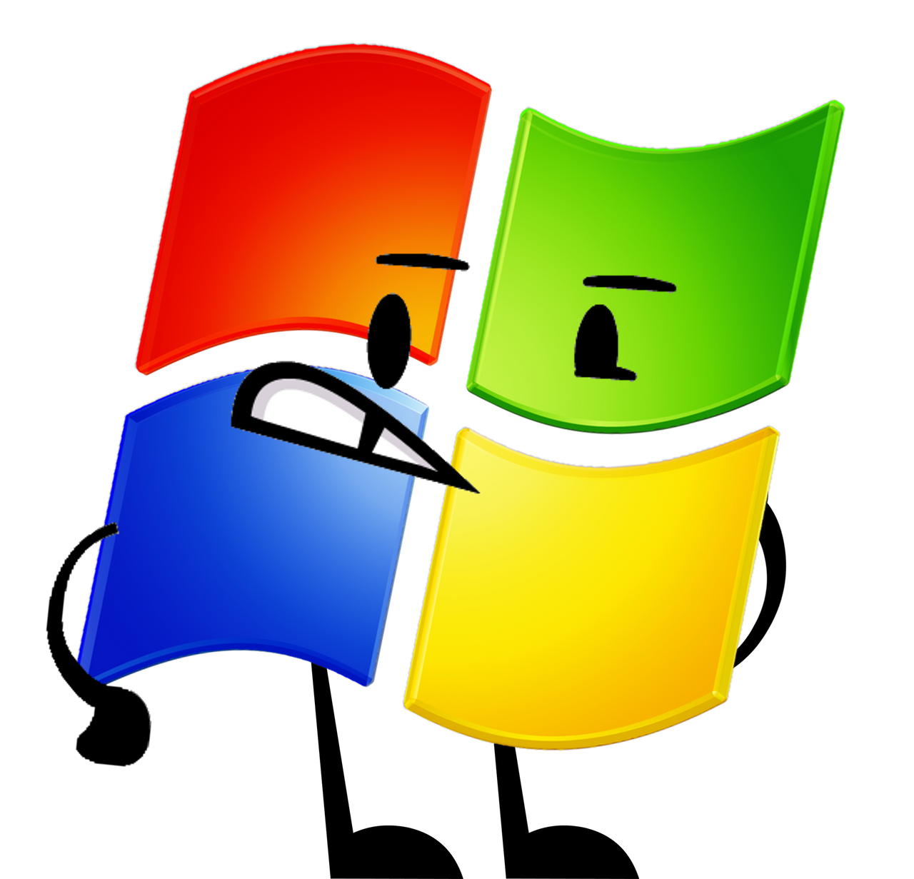 Bfdi Server (BFDI) Windows Server 2008 doing the Toothy Pose by ...