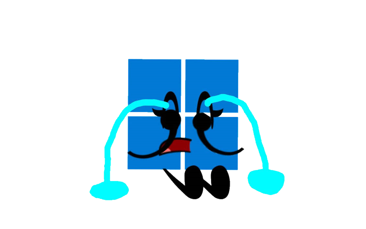 Windows 11 in BFDI style crying (Transparent) by SextoThePowerPointer ...