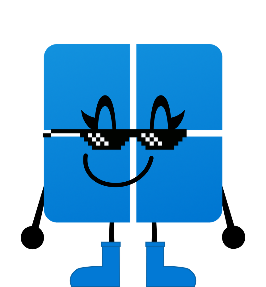 Bfdi Server (BFDI) Windows Server 2022 wearing MLG glasses by SextoThePowerPointer ...
