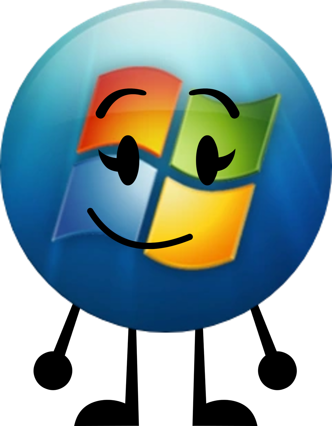 Windows Xp Bfdia (BFDI) Windows 7 Beta Pose by SextoThePowerPointer on DeviantArt