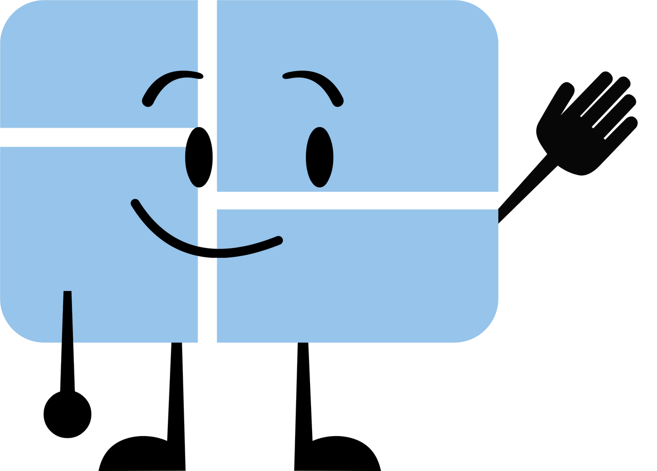 (BFDI) Windows 1.01 Pose by SextoThePowerPointer on DeviantArt