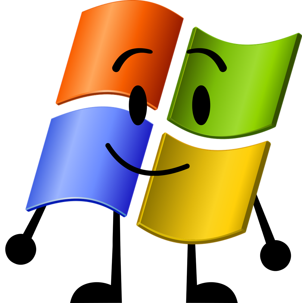 Windows Xp Bfdia (BFDI) Windows XP (Male/Non-Binary) Standard Pose by ...