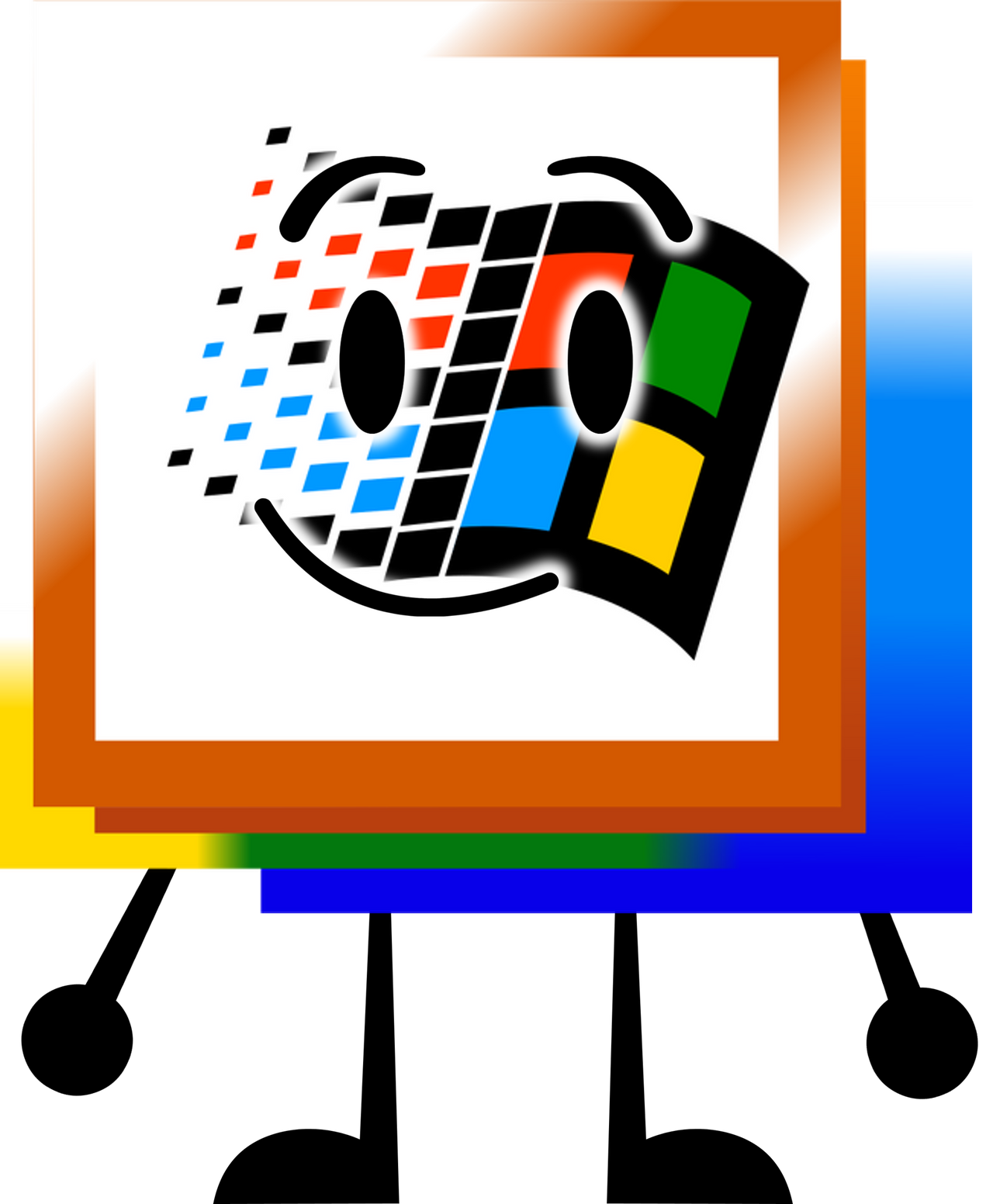 Windows Xp Bfdia (BFDI) Windows 2000 Pose by SextoThePowerPointer on DeviantArt