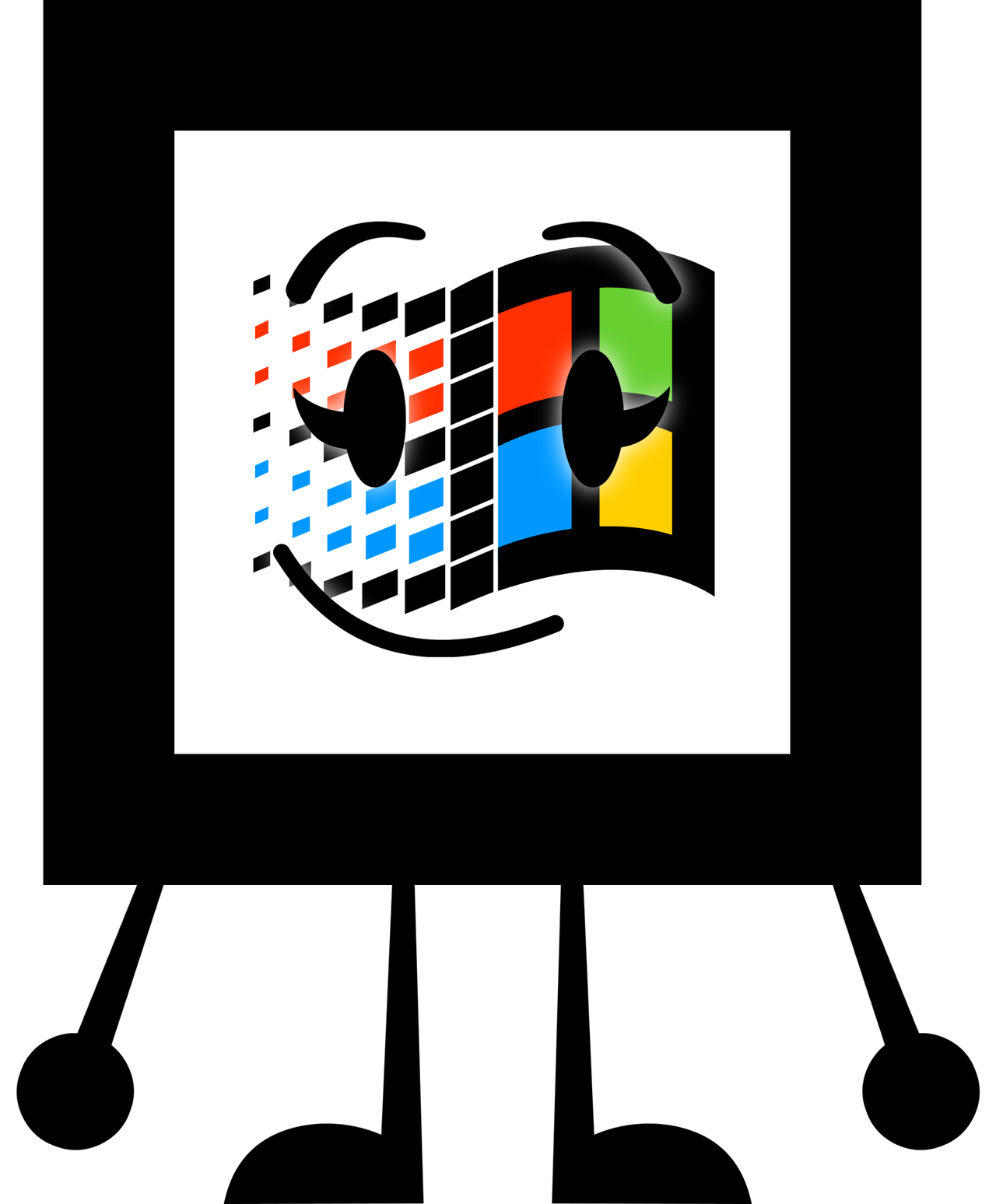 Bfdi Server (BFDI) Windows NT 5.0 Server Pose by SextoThePowerPointer on DeviantArt
