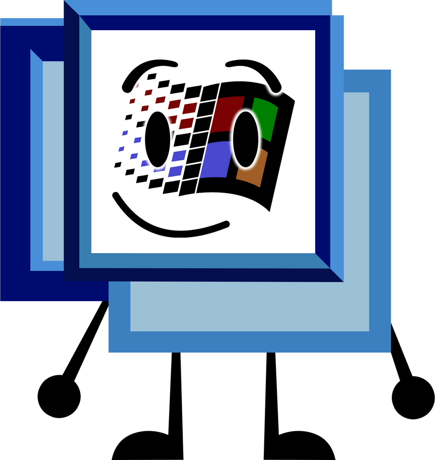 Bfdi Server (BFDI) Windows 2000 Server Pose by SextoThePowerPointer on DeviantArt