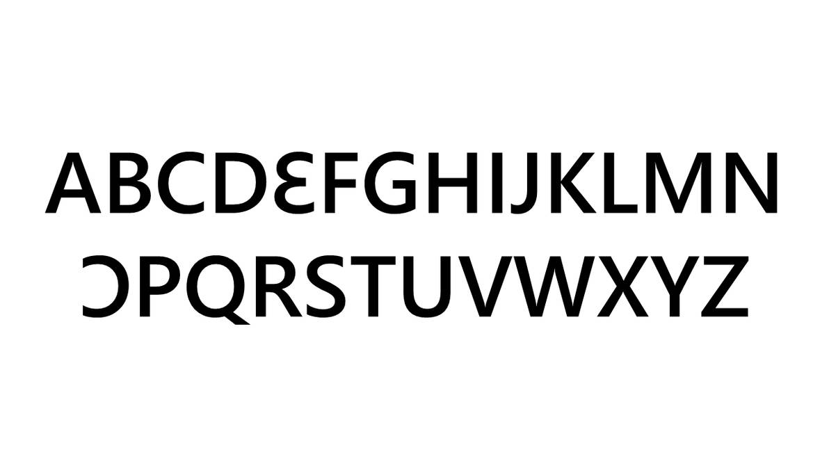 Open Letters Example Font Alphabet with open letters by SextoThePowerPointer on DeviantArt