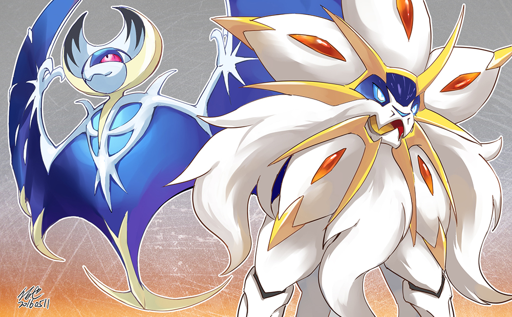 Solgaleo VS Lunala by frank-einstein