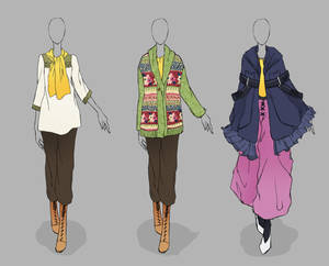 Outfits 1-3