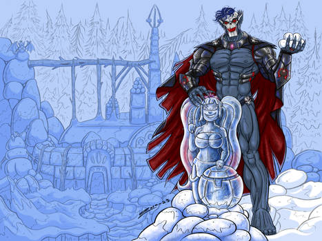 Hordak's snow sculptures colored