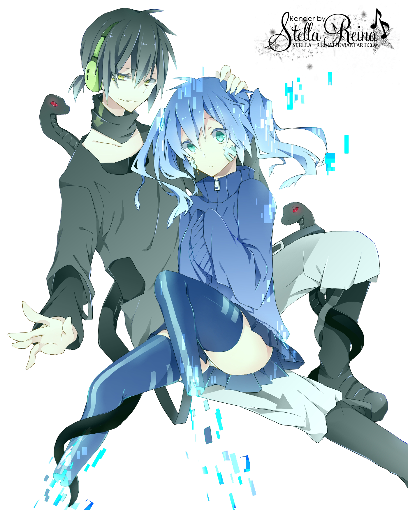 [Render #52] Kuroha and Ene