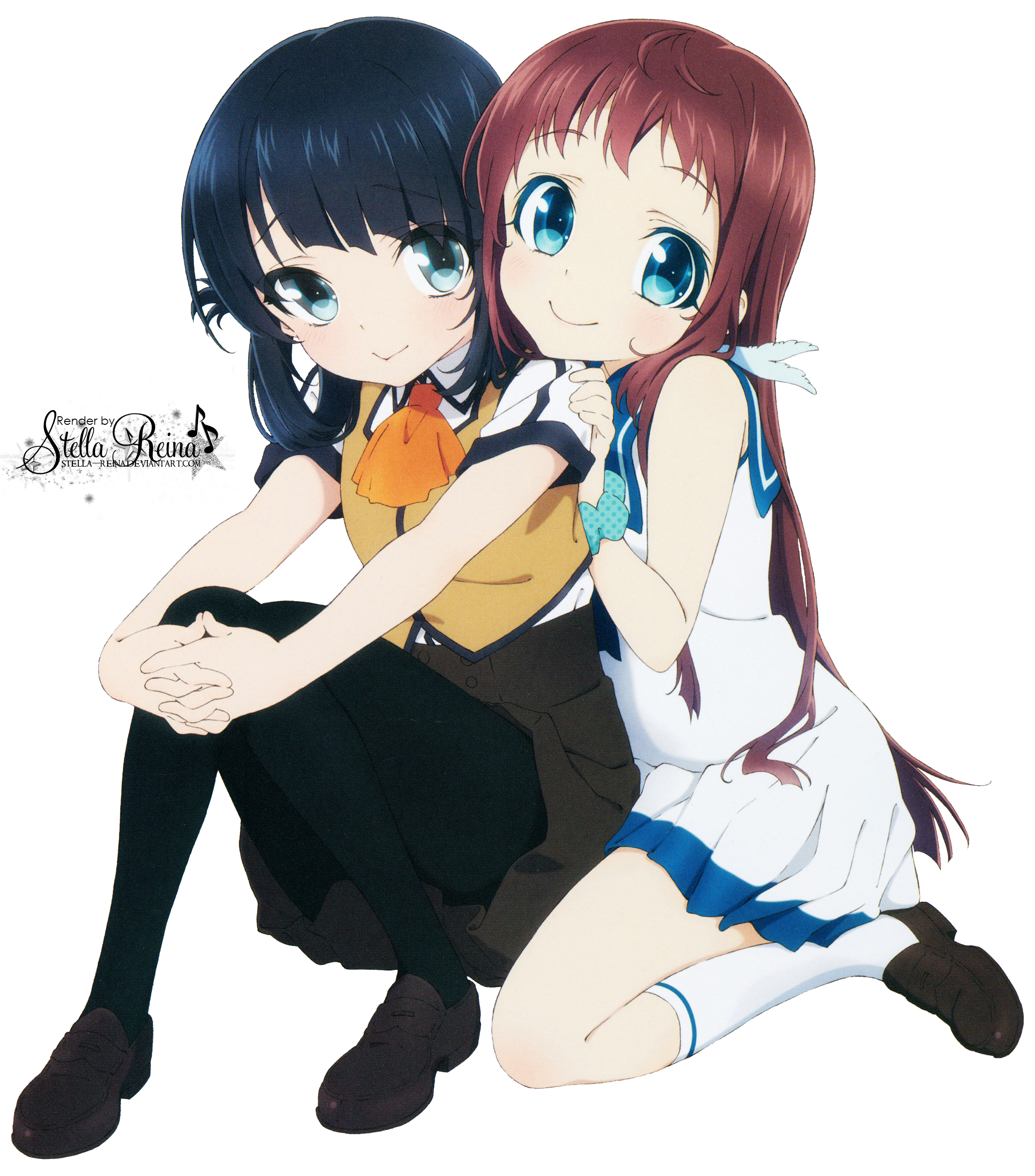 [Render #126] Manaka Mukaido and Miuna Shiodome