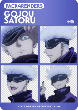 [PACK 4 RENDERS] GOJOU SATORU