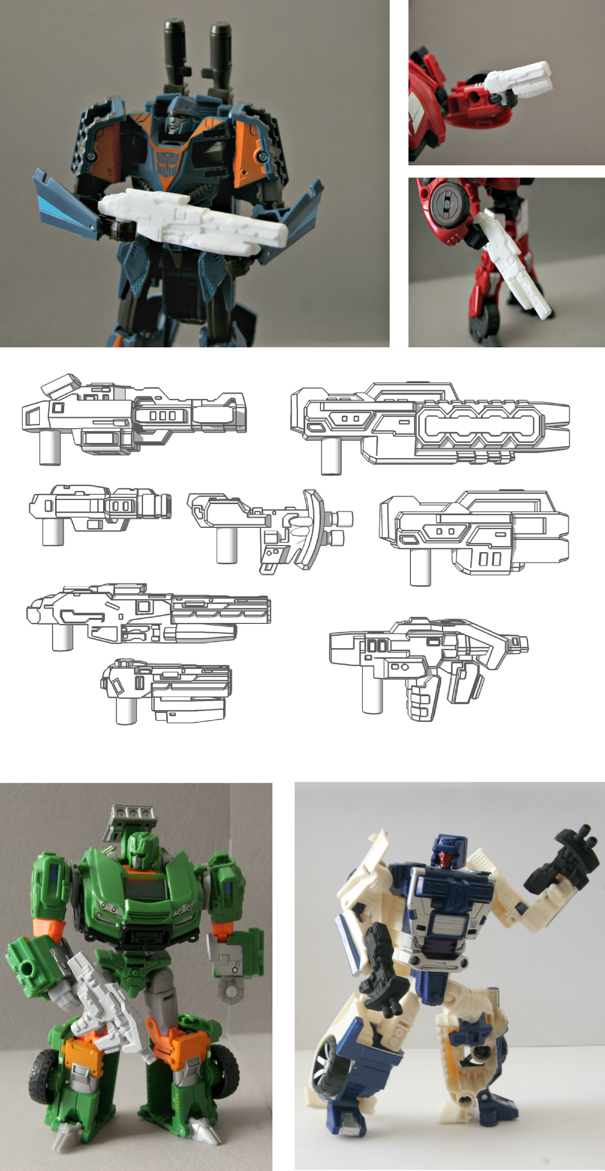 Custom Transformers Weapons Compilation