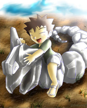 Scorching Day- Brock and Onix