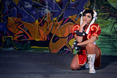 Chun Li Red Suit From Street Fighter